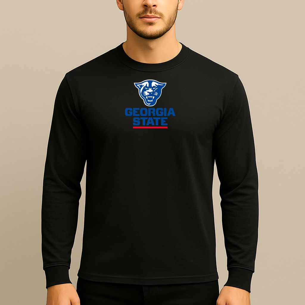Men's Georgia State Panthers Logo Long Sleeve T-Shirt