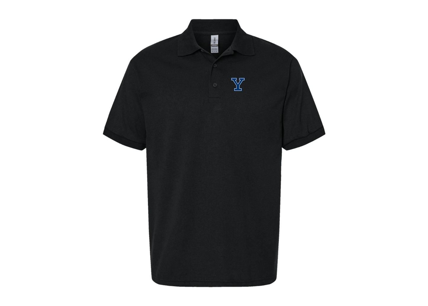Men's Yale Bulldogs Gildan Dry Blend Jersey Polo