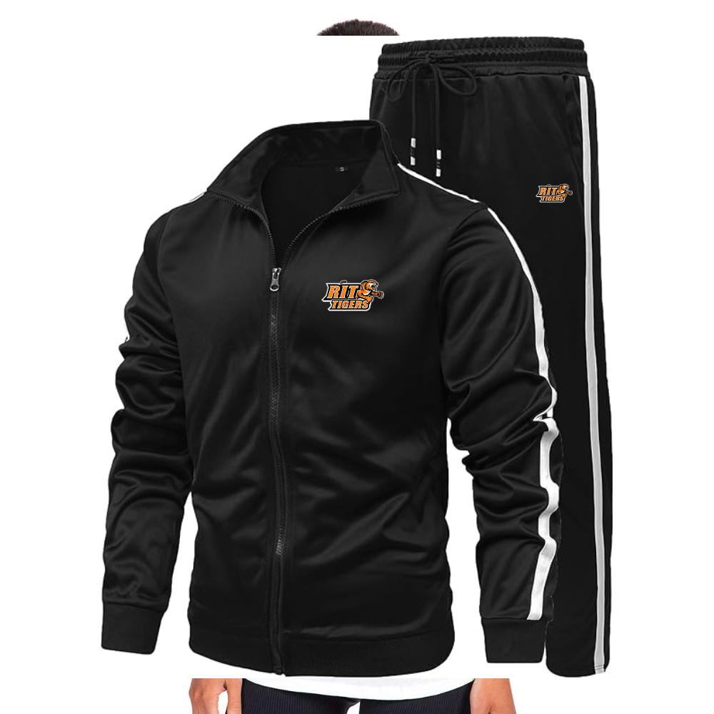 Men's RIT Tigers Logo  Dri-Fit TrackSuit