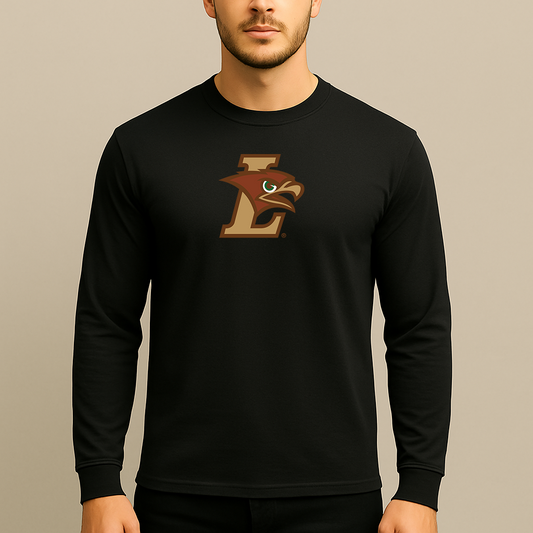Men's Lehigh Mountain Hawks Logo Long Sleeve T-Shirt