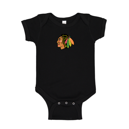 Blackhawks Logo Baby Romper Onesie