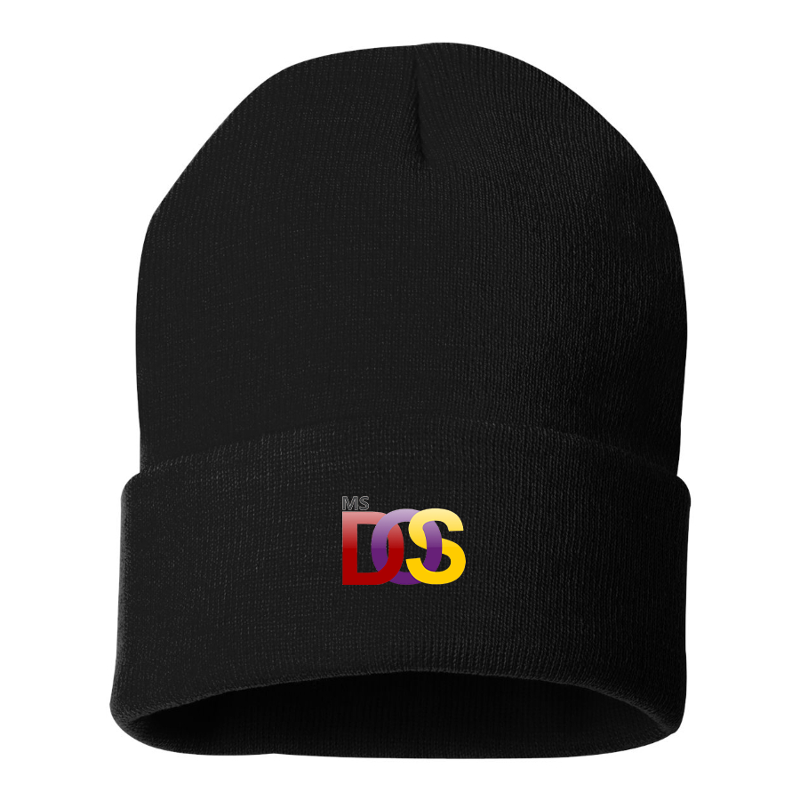MS DOS Logo Beanie Hat