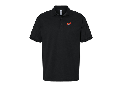 Men's NRJ 12 Logo Gildan Dry Blend Jersey Polo