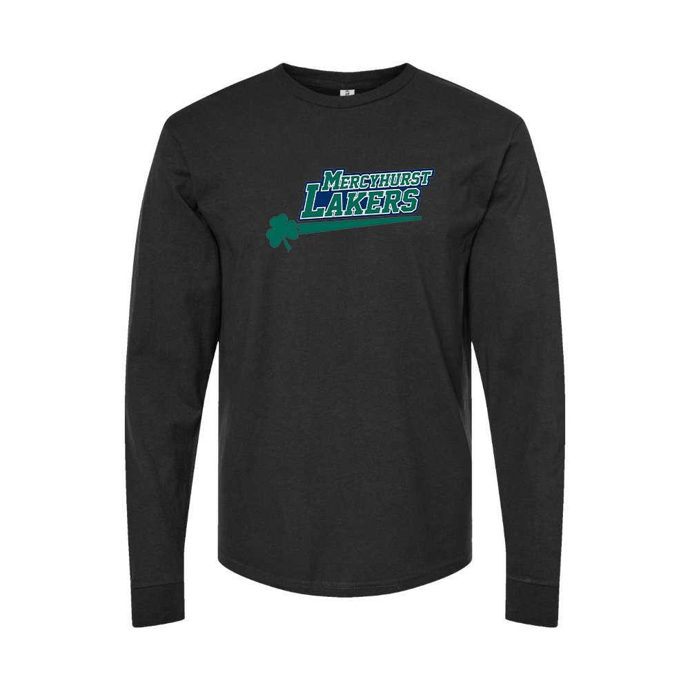 Youth Mercyhurst Lakers Logo Cotton Long Sleeve T-Shirt