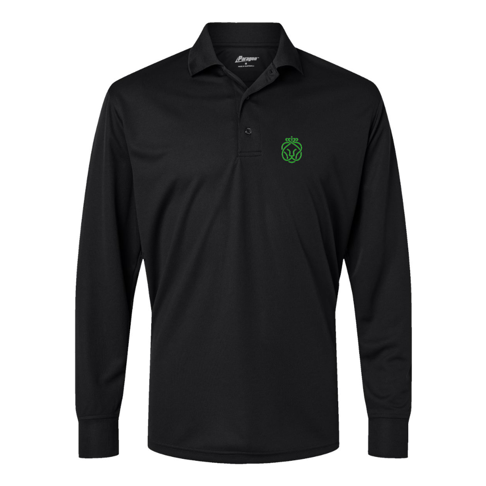 Men's Ahold Delhaize Symbol Paragon Prescott Long Sleeve Polo