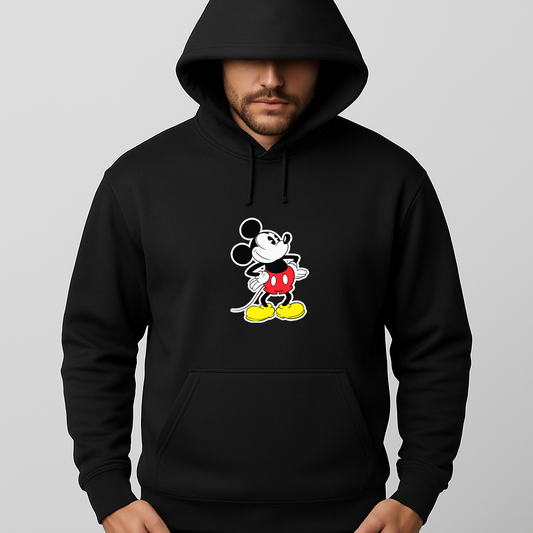Men’s Mickey Mouse Cartoon Pullover Hoodie