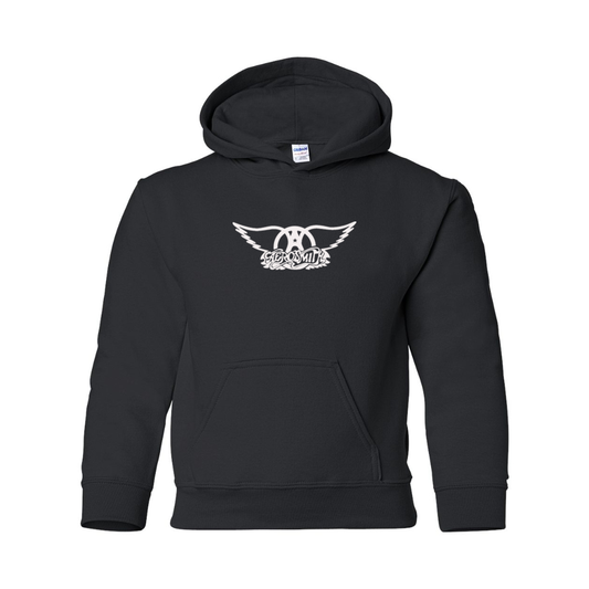 Youth Aerosmith Logo Gildan Heavy Blend  Hooded Sweatshirt