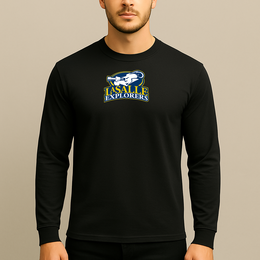 Men's La Salle Explorers Logo Long Sleeve T-Shirt