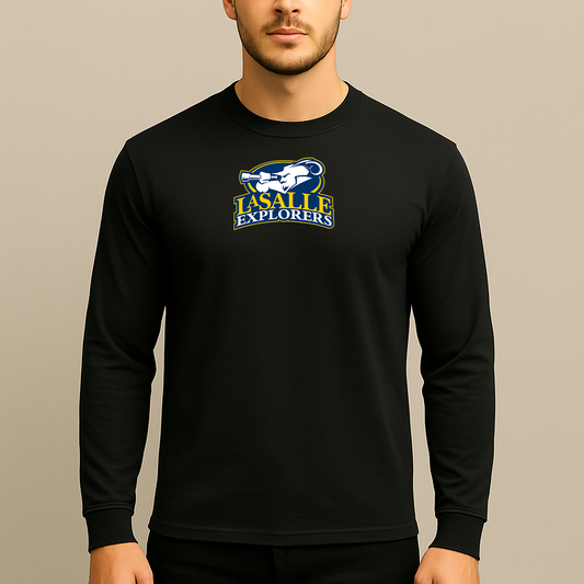 Men's La Salle Explorers Logo Long Sleeve T-Shirt