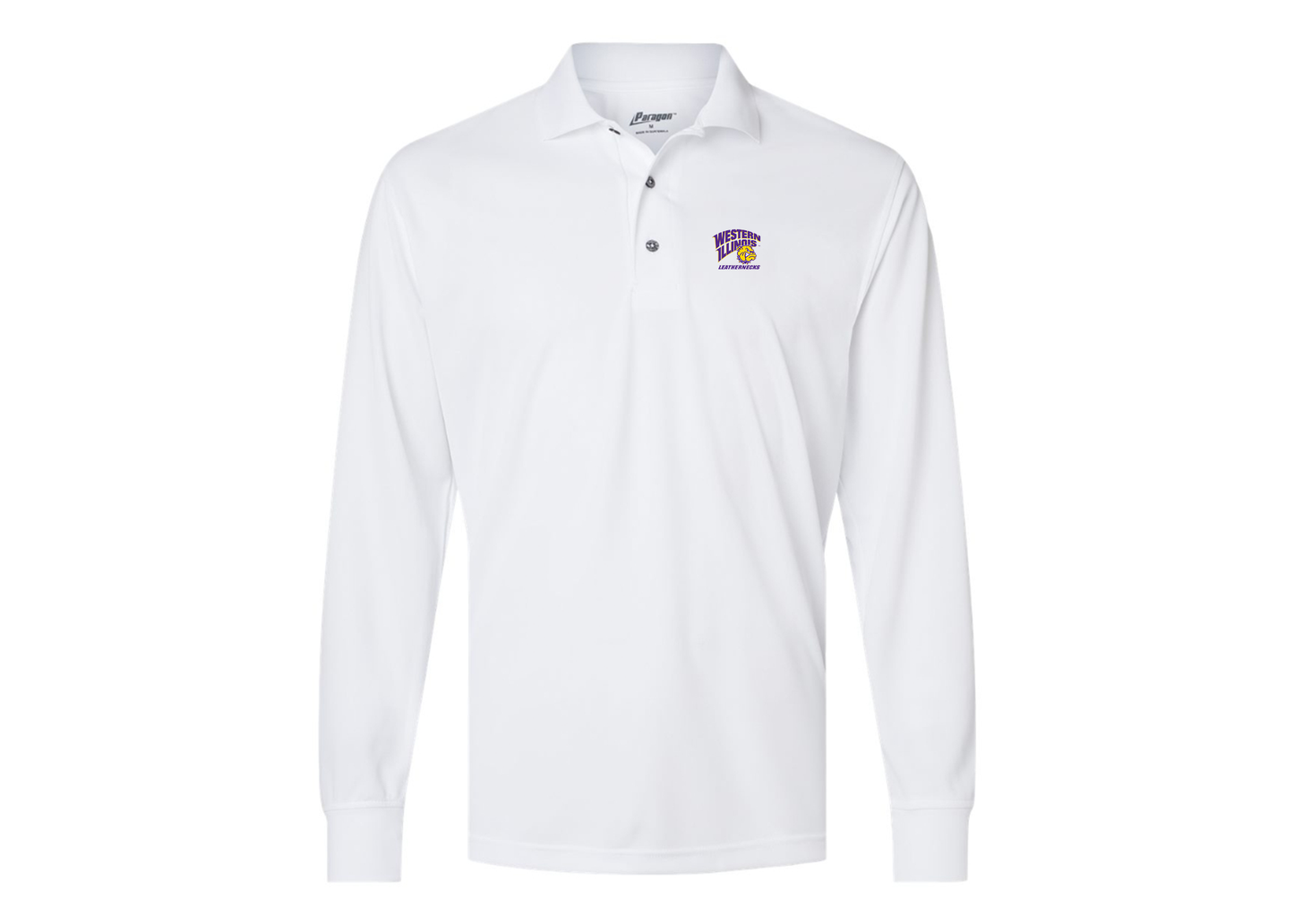 Men's Western Illinois Leathernecks Paragon Prescott Long Sleeve Polo