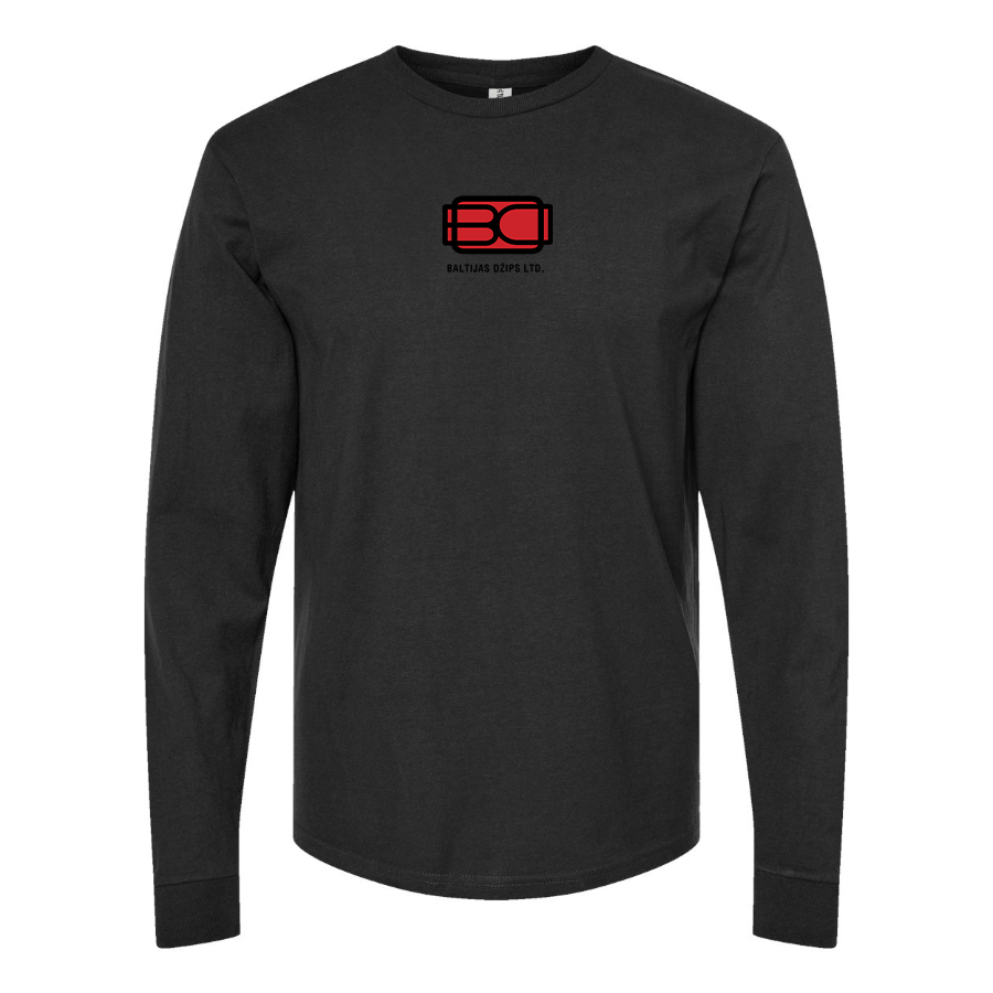 Youth Baltijas Dzips Logo Cotton Long Sleeve T-Shirt