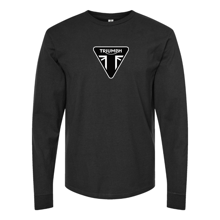 Youth Triumph Logo Cotton Long Sleeve T-Shirt