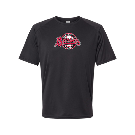 Men's Birmingham Barons Logo Polyester T-Shirt