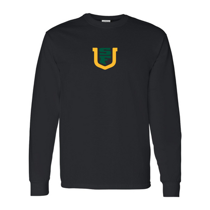Men's San Francisco Dons Logo Gildan Heavy Cotton Long Sleeve T-Shirt