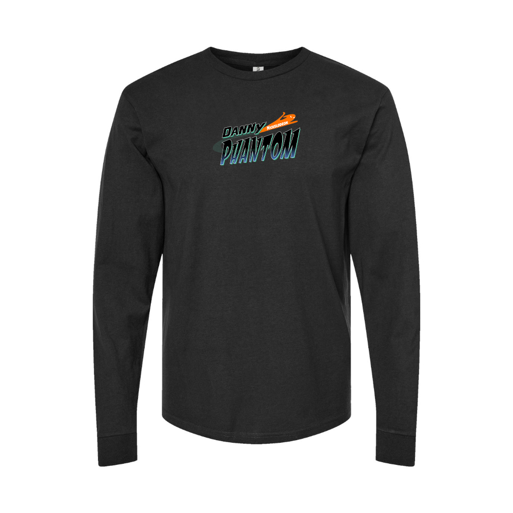 Men's Danny Phantom Logo Long Sleeve T-Shirt
