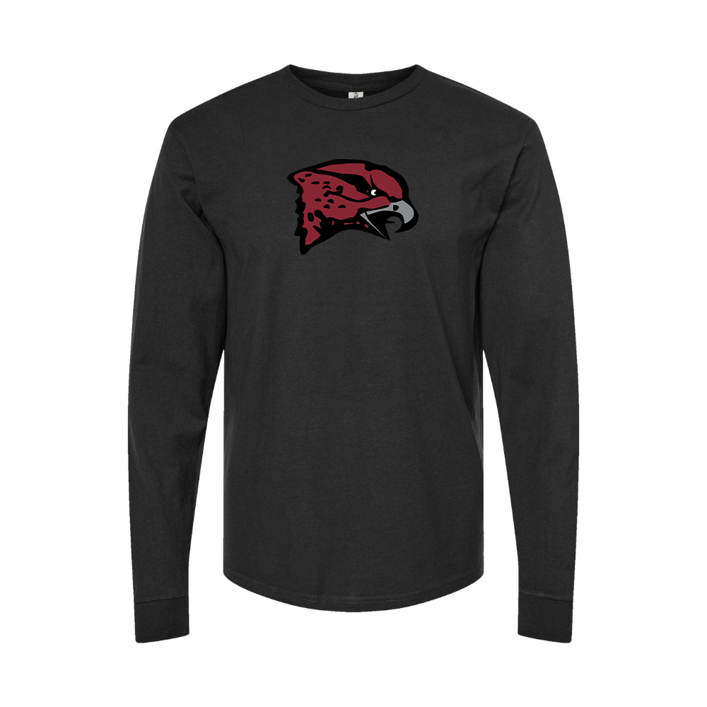 Men's Maryland Eastern Shore Hawks Logo Long Sleeve T-Shirt