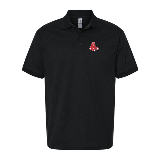 Men's Boston Red Sox Logo Dry Blend Polo