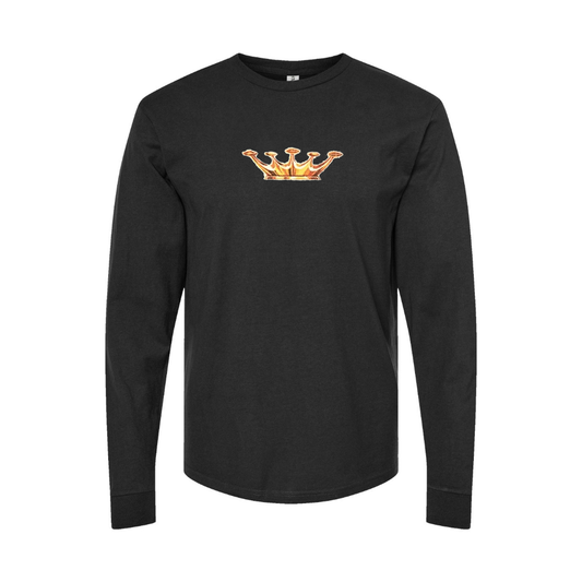 Youth Monarch Logo Cotton Long Sleeve T-Shirt