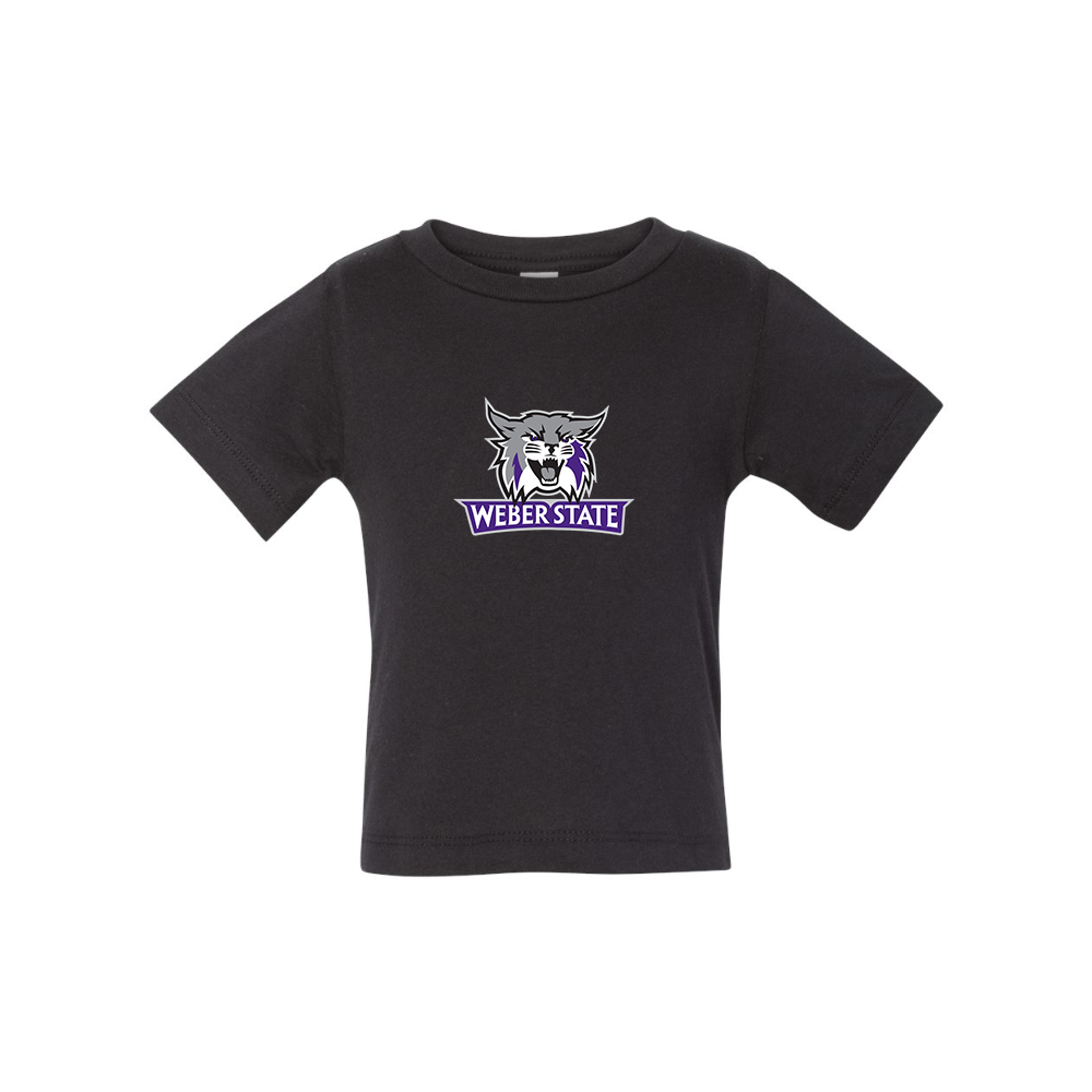 Weber State Wildcats BELLA CANVAS Infant Jersey Tee