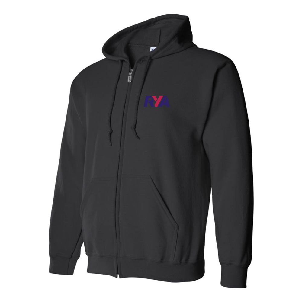 Men's Rya Logo Zipper Hoodie