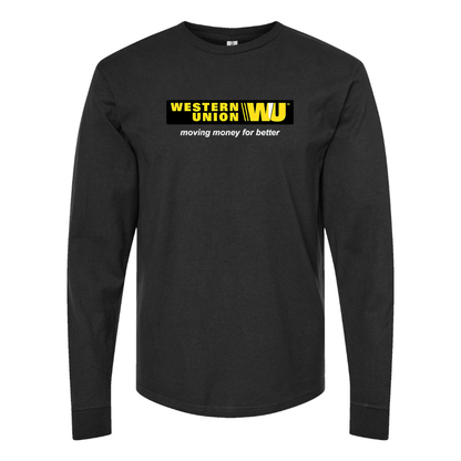 Men's Wastern Union Logo Long Sleeve T-Shirt