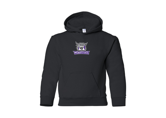 Youth Weber State Wildcats Gildan Heavy Blend  Hooded Sweatshirt