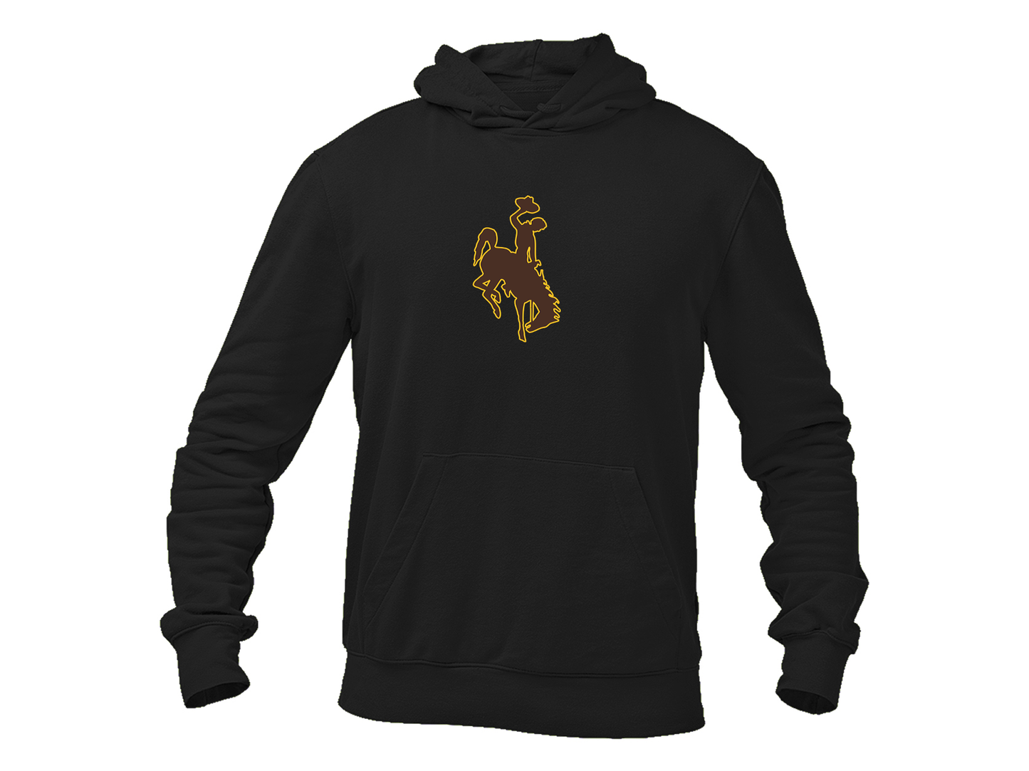 Men's Wyoming Cowboys Gildan Heavy Blend Hooded Sweatshirt
