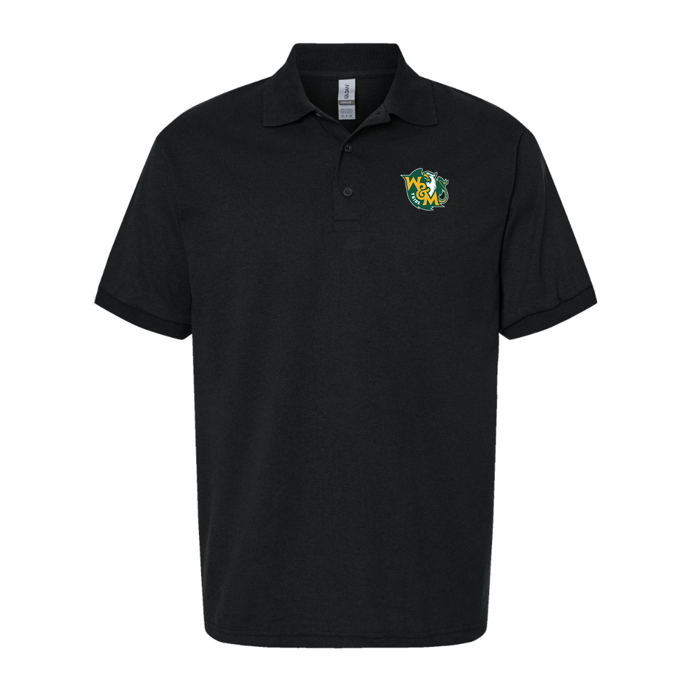 Men's William and Mary Tribe Gildan Dry Blend Jersey Polo