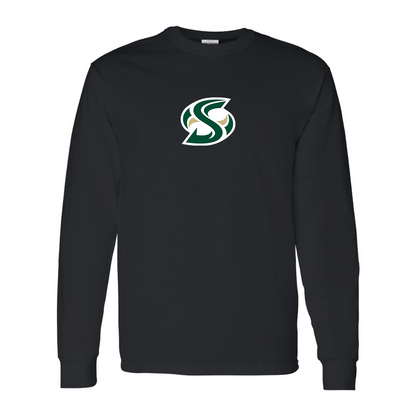 Men's Sacramento State Hornets Logo  Gildan Heavy Cotton Long Sleeve T-Shirt