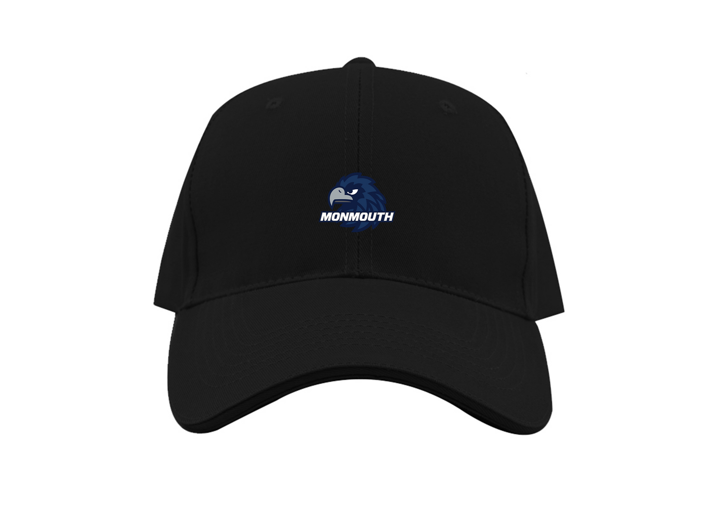 Monmouth Hawks Logo Dad Baseball Cap Hat