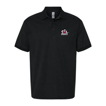 Men's Aggies New Mexico State Logo Gildan Dry Blend Jersey Polo