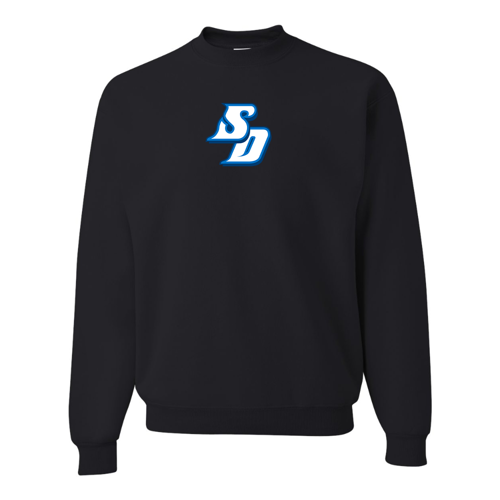 Men's San Diego Toreros Logo  JERZEES NuBlend Crewneck Sweatshirt