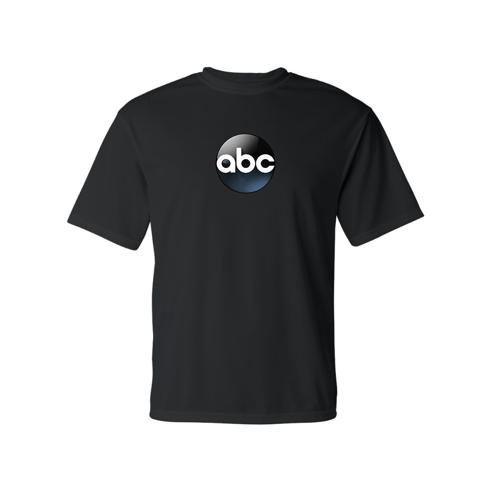 Men's Abc Logo Polyester T-Shirt
