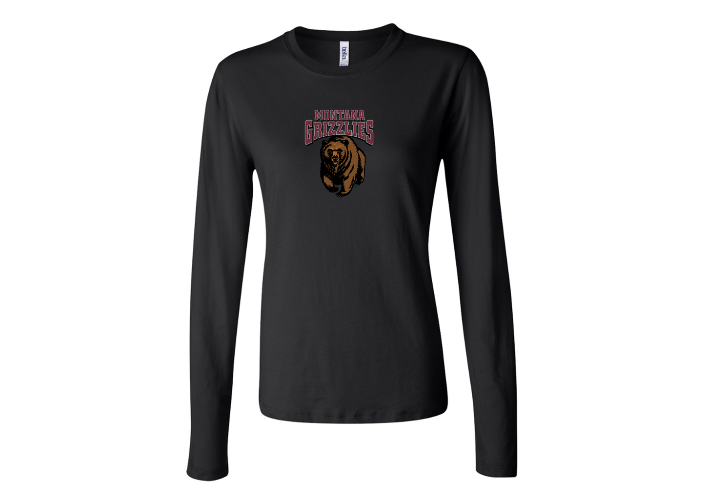 BELLA CANVAS Women’s Montana Grizzliesl Jersey Long Sleeve Tee
