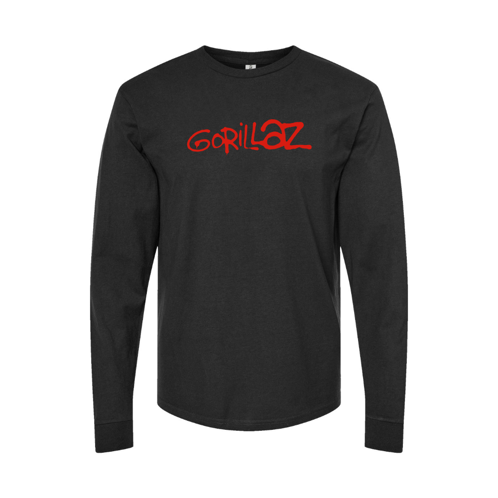 Men's Gorillaz Logo Long Sleeve T-Shirt