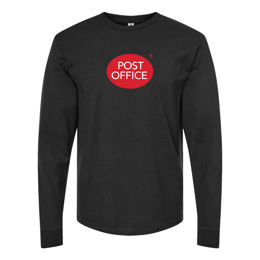 Youth Post Office Logo Cotton Long Sleeve T-Shirt