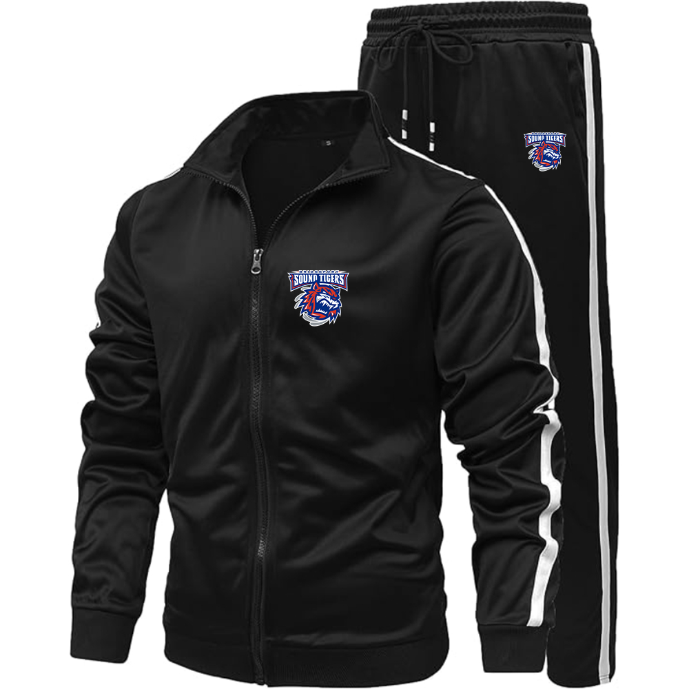 Men's Bridgeport Sound Tigers Logo Dri-Fit TrackSuit