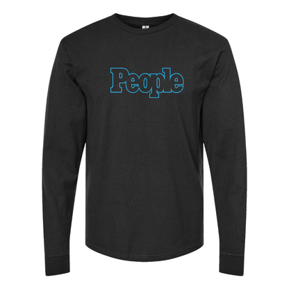 Men's People Magazine Logo Long Sleeve T-Shirt