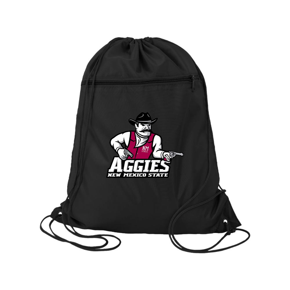 Aggies New Mexico State Logo Q-Tees - Polyester Cinchpack