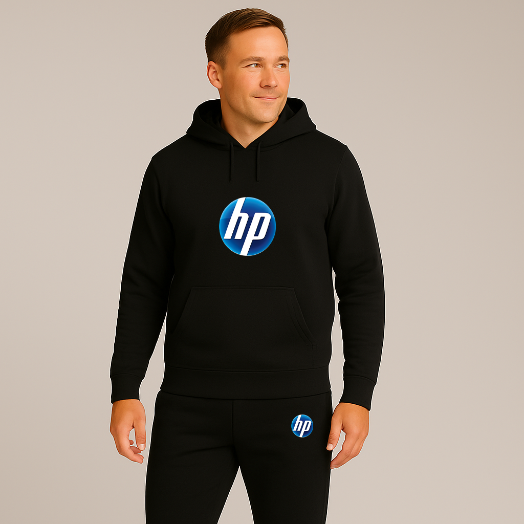 Men's HP Logo Hoodie Joggers Set