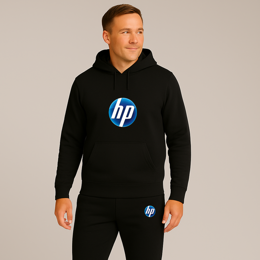 Men's HP Logo Hoodie Joggers Set