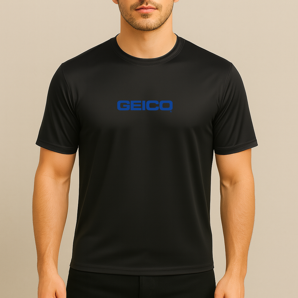 Men's Geico Logo Polyester T-Shirt