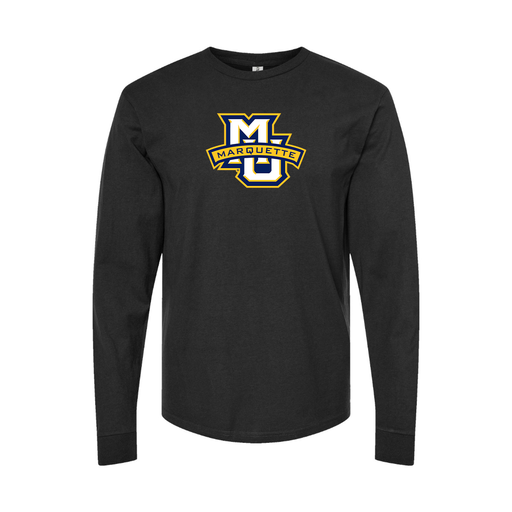 Youth Marquette Golden Eagles Logo Cotton Long Sleeve T-Shirt