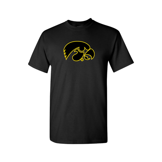 Men's Lowa Hawkeyes Logo Cotton T-Shirt