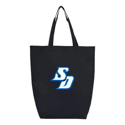 San Diego Toreros Logo Q-Tees Non-Woven Gusset Bottom Tote