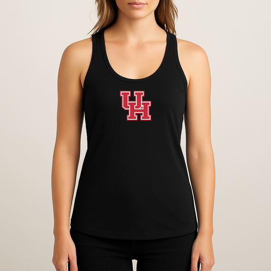 Women's Houston Cougars Logo Next Level Ideal Racerback Tank