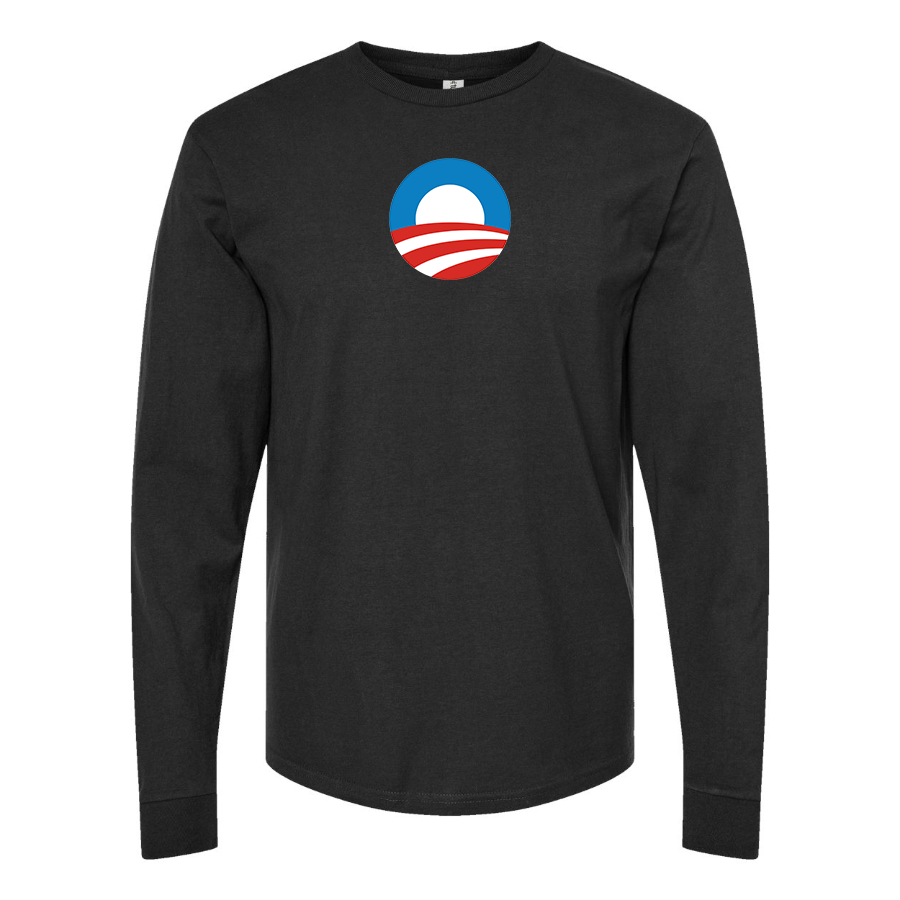 Men's Obama Logo Long Sleeve T-Shirt