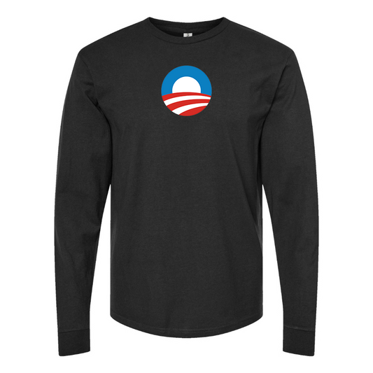 Men's Obama Logo Long Sleeve T-Shirt