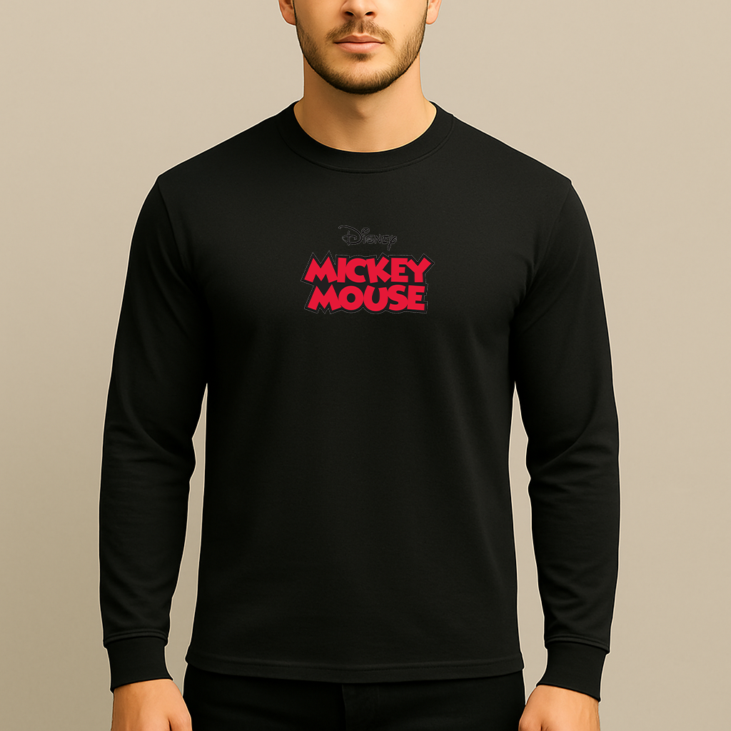 Mickey Mouse Disney Cartoon Long Sleeve T-Shirt