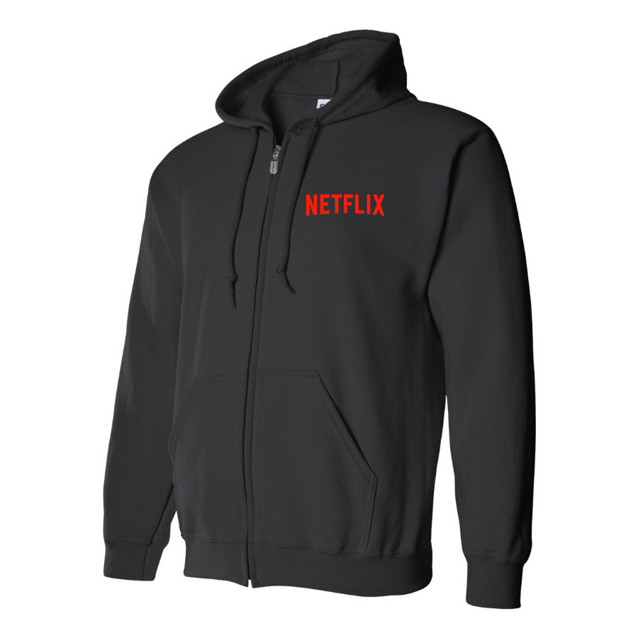 Men's Netflix Movie Show Zipper Hoodie